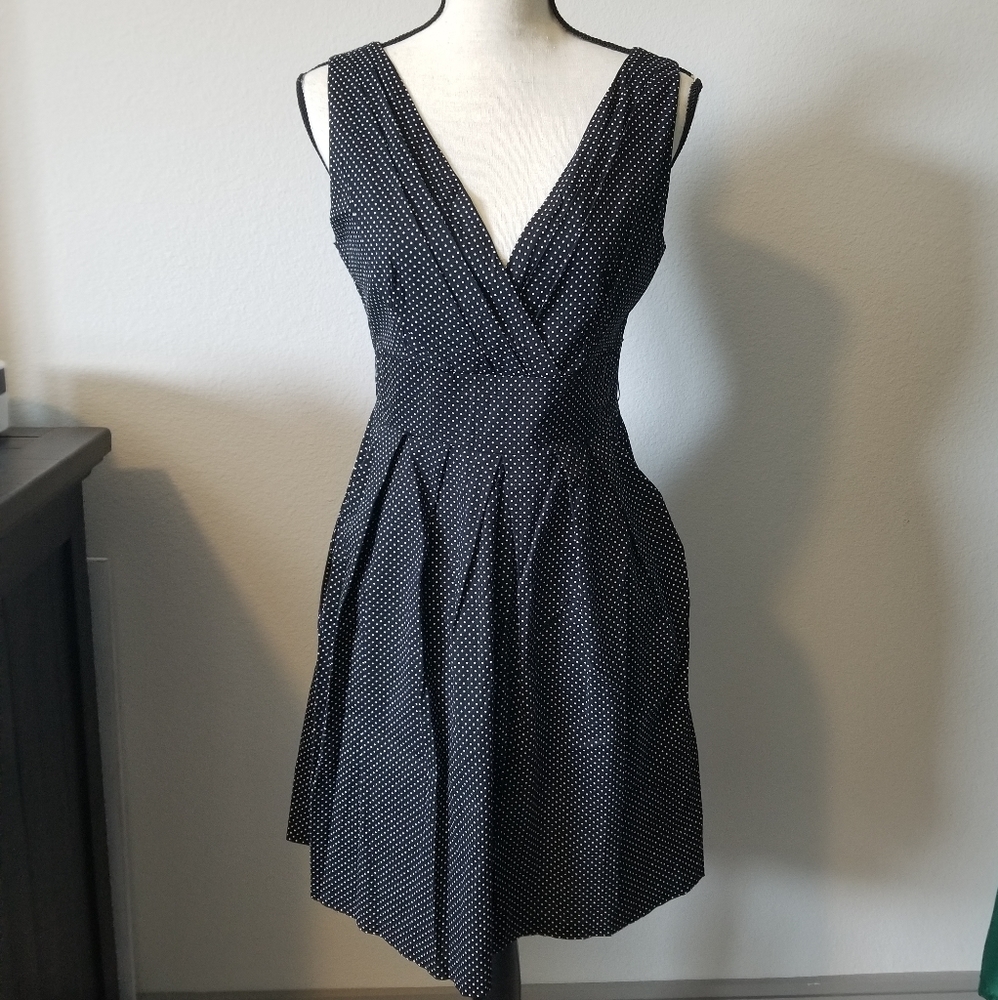 Black and White Poke A Dot Dress
